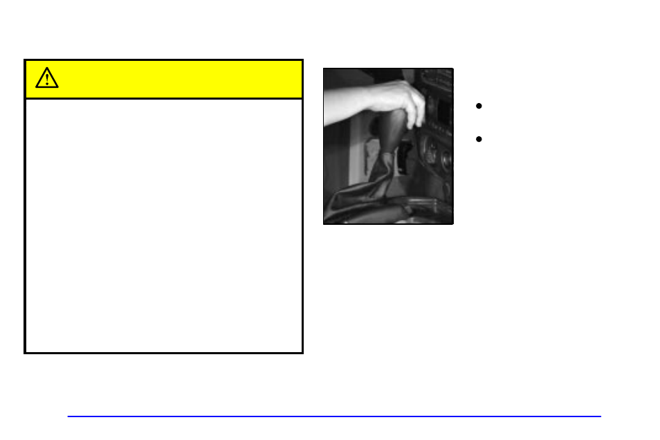 Shifting into park (p), Shifting into park (p) caution | GMC 2002 Envoy User Manual | Page 101 / 422
