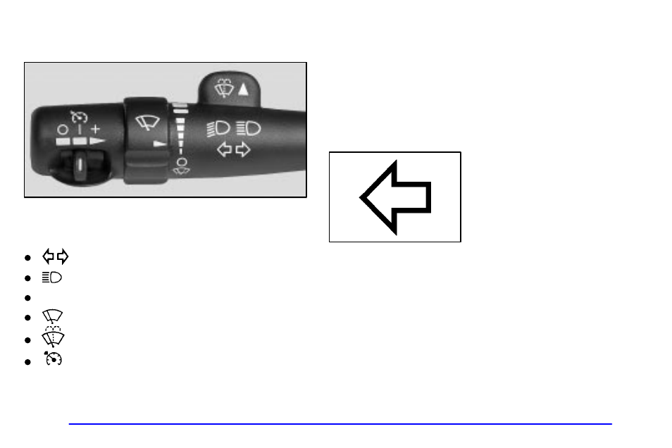 Turn signal/multifunction lever, Turn and lane change signals | GMC 2002 Envoy User Manual | Page 107 / 422
