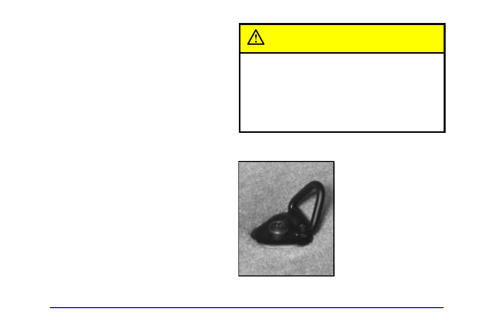 Cargo security shade (if equipped), Cargo tie downs, Caution | GMC 2002 Envoy User Manual | Page 129 / 422