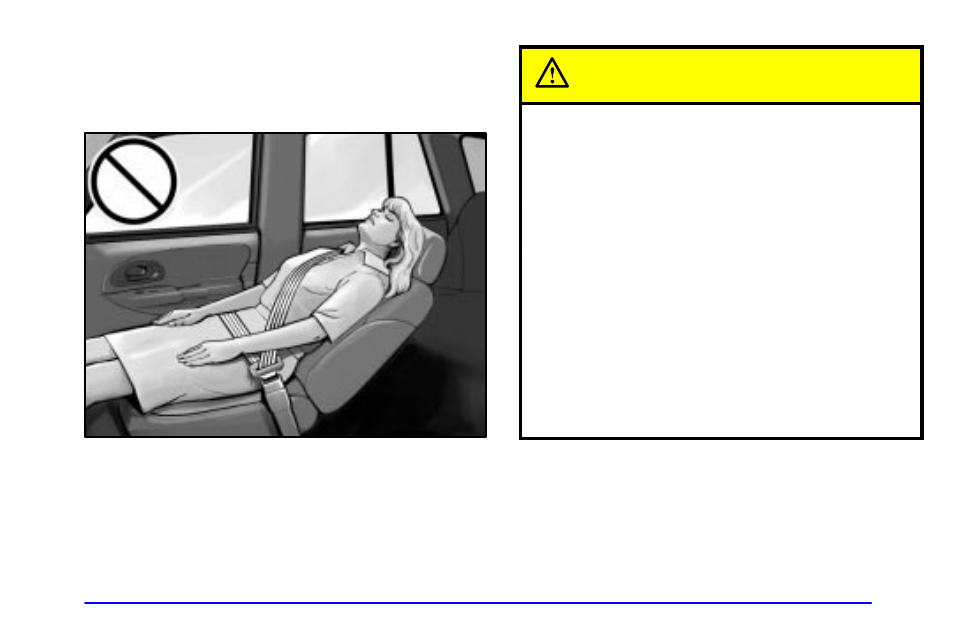 Power reclining front seatback, Caution | GMC 2002 Envoy User Manual | Page 17 / 422