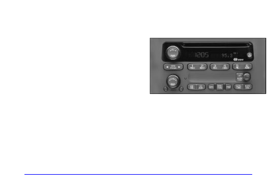 Audio systems, Setting the clock, Playing the radio | GMC 2002 Envoy User Manual | Page 187 / 422