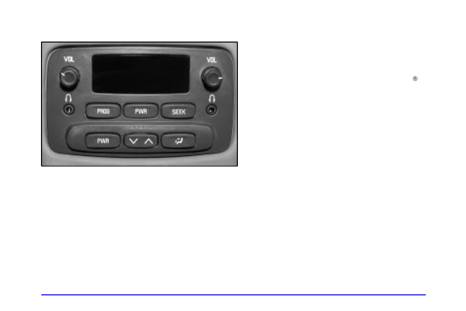 Rear seat audio (if equipped) | GMC 2002 Envoy User Manual | Page 219 / 422