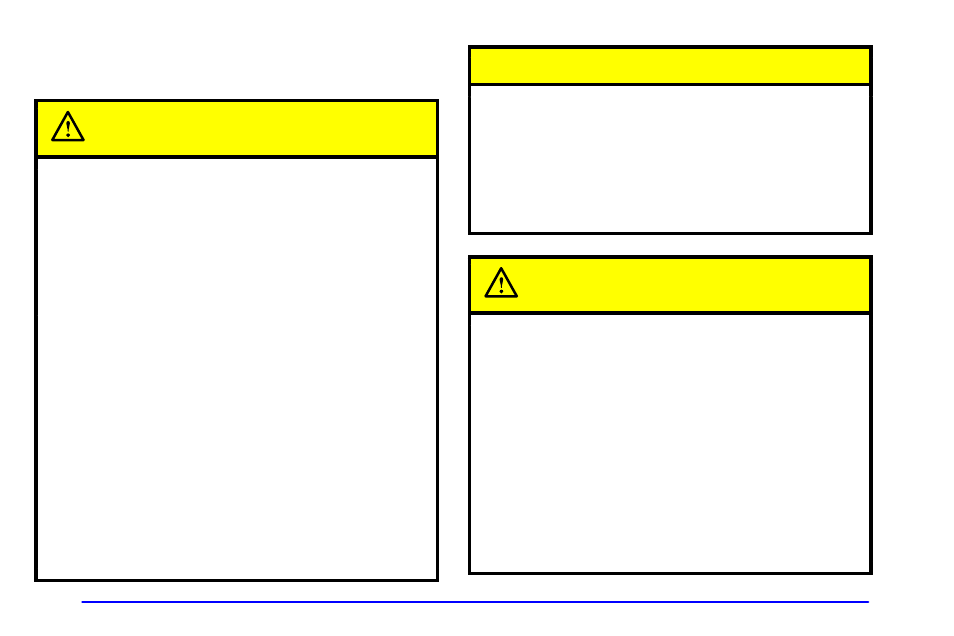 Caution | GMC 2002 Envoy User Manual | Page 34 / 422