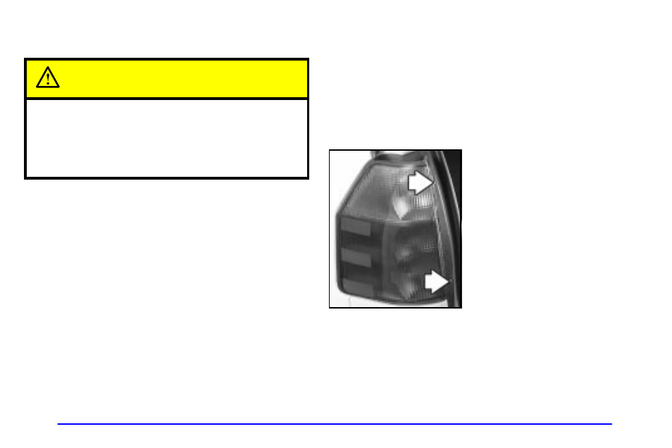 Halogen bulbs, Headlamps, Front turn signals and sidemarker lamps | Taillamps and rear turn signals, Caution | GMC 2002 Envoy User Manual | Page 349 / 422