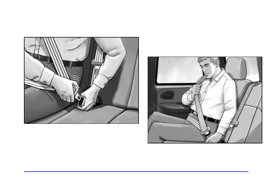 Lap-shoulder belt | GMC 2002 Envoy User Manual | Page 43 / 422