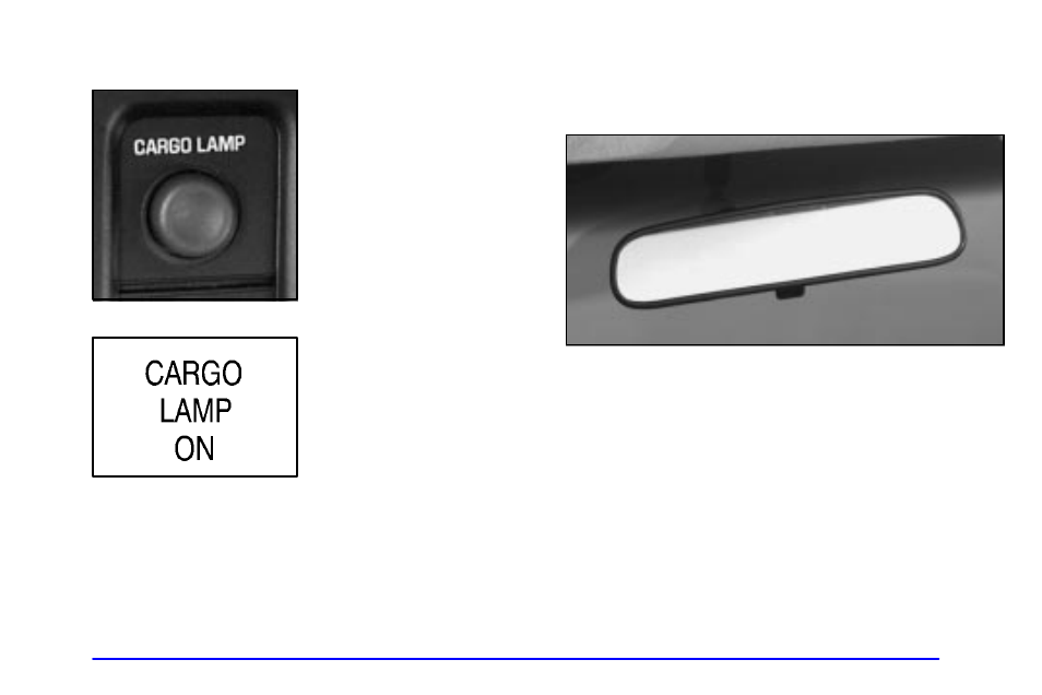 Cargo lamp, Battery run-down protection, Mirrors | Inside day/night rearview mirror | GMC 2001 Sierra User Manual | Page 146 / 468
