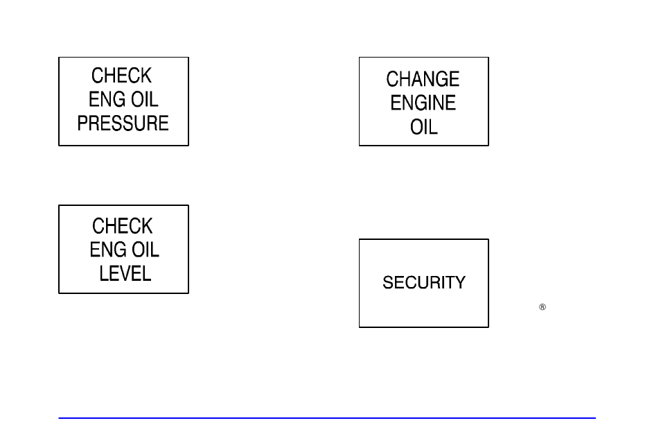 Check eng oil pressure, Check eng oil level (gasoline engine), Change engine oil | Security | GMC 2001 Sierra User Manual | Page 186 / 468
