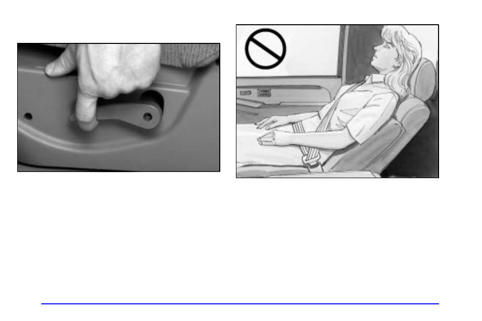 Reclining seatbacks | GMC 2001 Sierra User Manual | Page 19 / 468