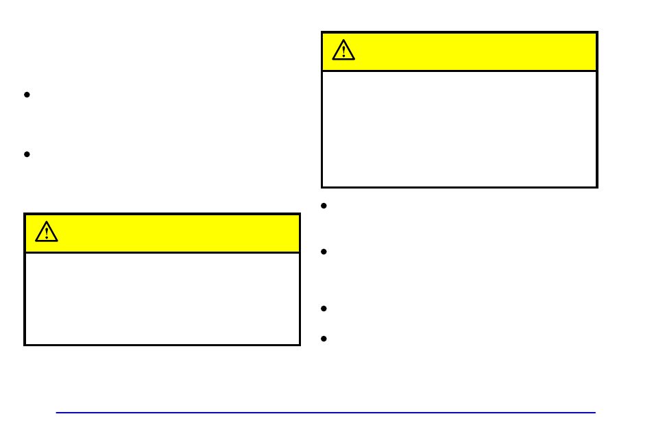 Caution | GMC 2001 Sierra User Manual | Page 262 / 468