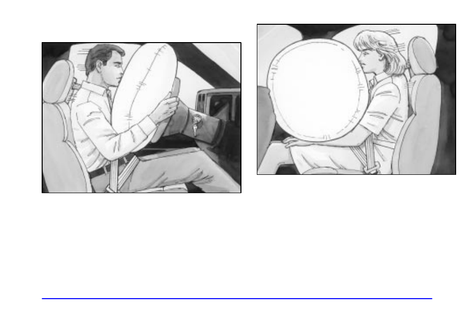 How the air bag system works, Where are the air bags | GMC 2001 Sierra User Manual | Page 40 / 468