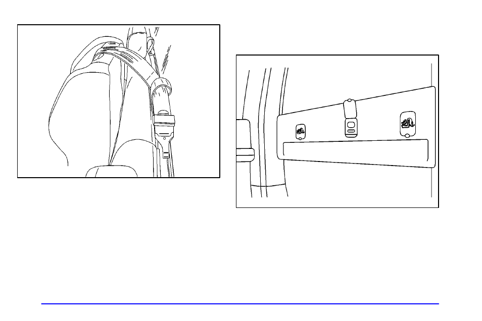 Rear seat top strap anchors (crew cab models) | GMC 2001 Sierra User Manual | Page 67 / 468