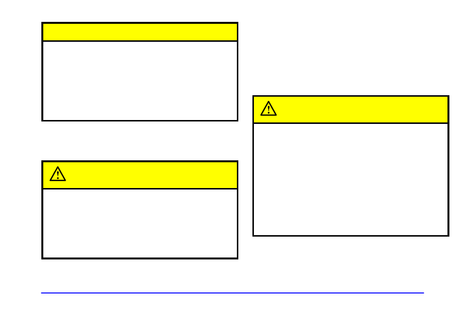 Caution | GMC 2001 Sierra User Manual | Page 76 / 468