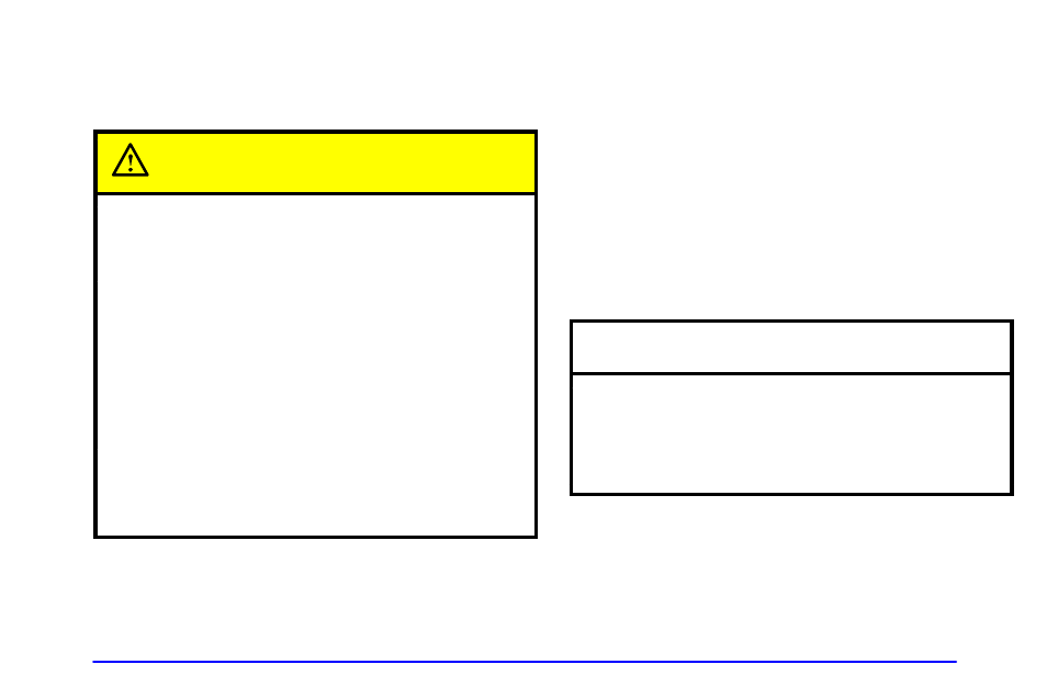 Caution, Notice | GMC 2001 Savana User Manual | Page 102 / 412