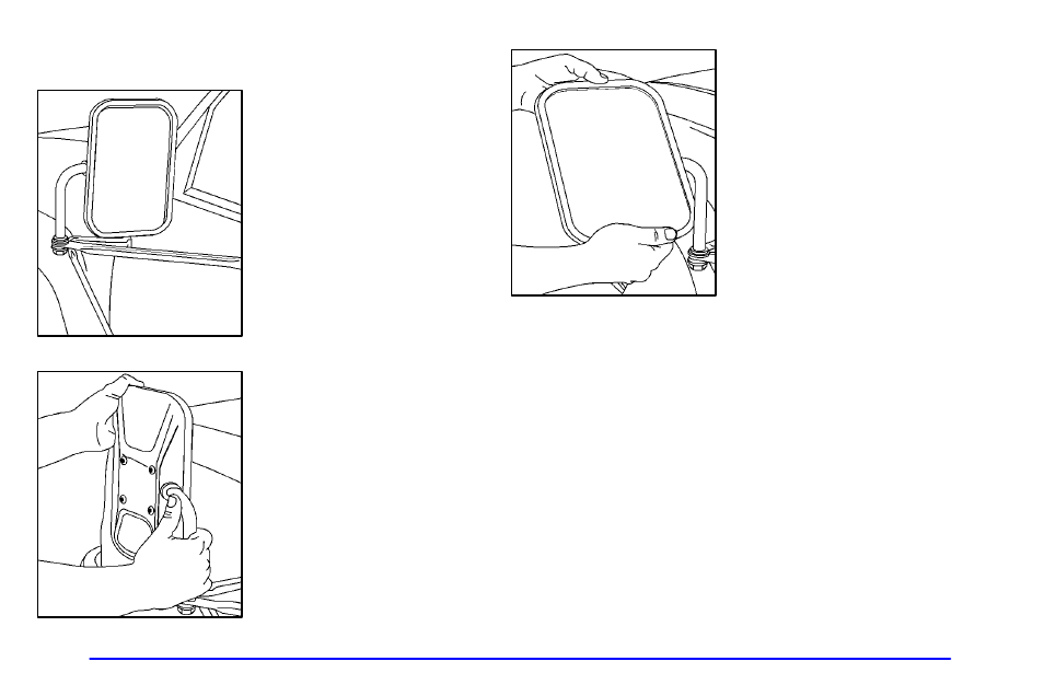 Camper-type mirrors (if equipped) | GMC 2001 Savana User Manual | Page 123 / 412