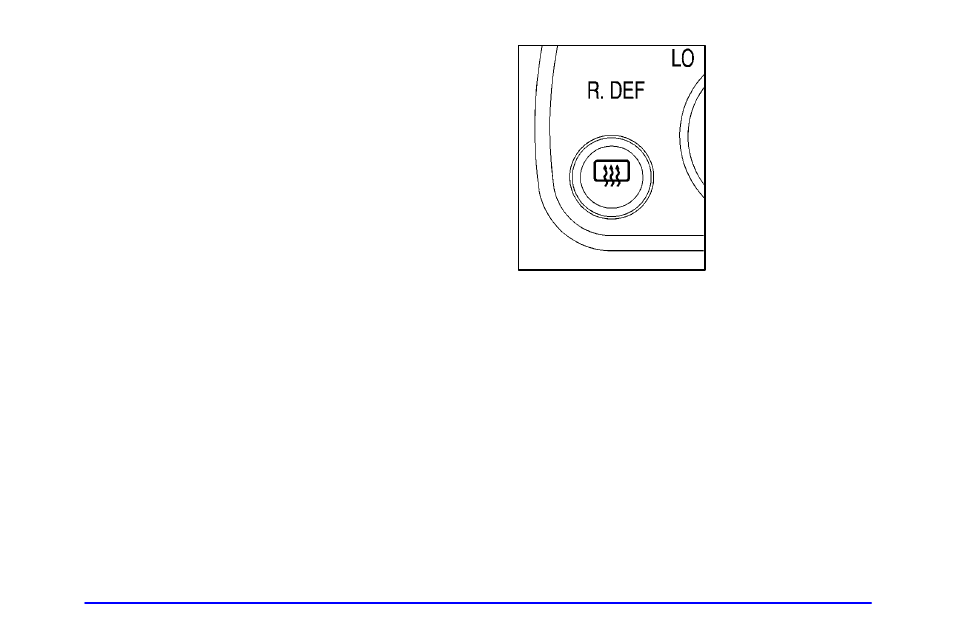 Heating, Defrosting, Rear window defogger (if equipped) | GMC 2001 Savana User Manual | Page 151 / 412