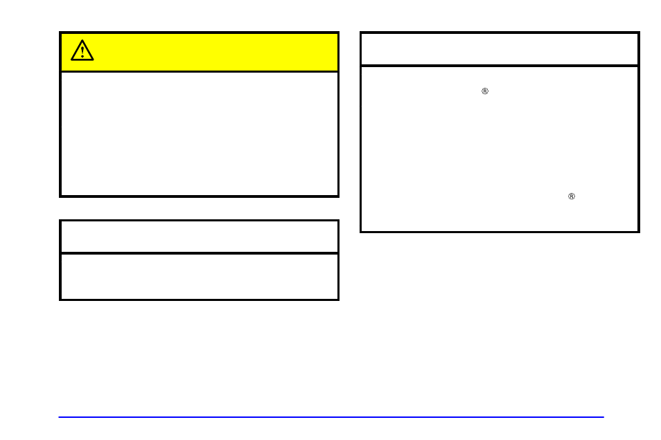 Caution, Notice | GMC 2001 Savana User Manual | Page 247 / 412