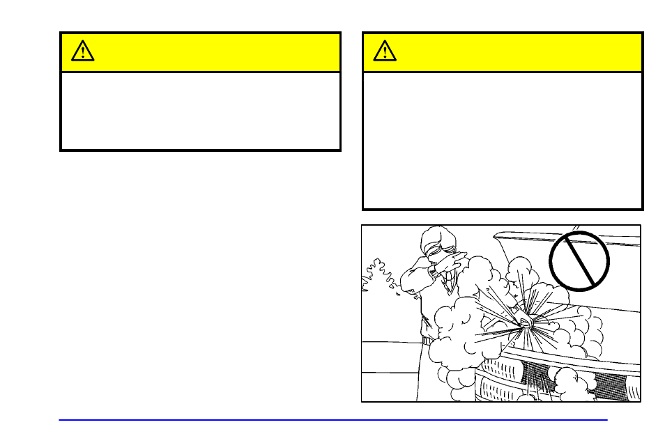 Caution | GMC 2001 Savana User Manual | Page 249 / 412