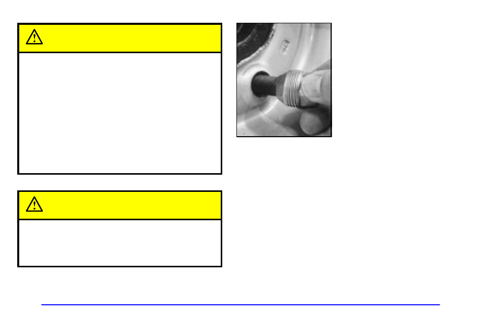 Caution | GMC 2001 Savana User Manual | Page 264 / 412