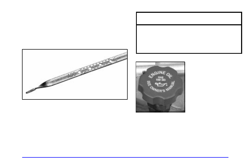 When to add engine oil, Notice | GMC 2001 Savana User Manual | Page 282 / 412