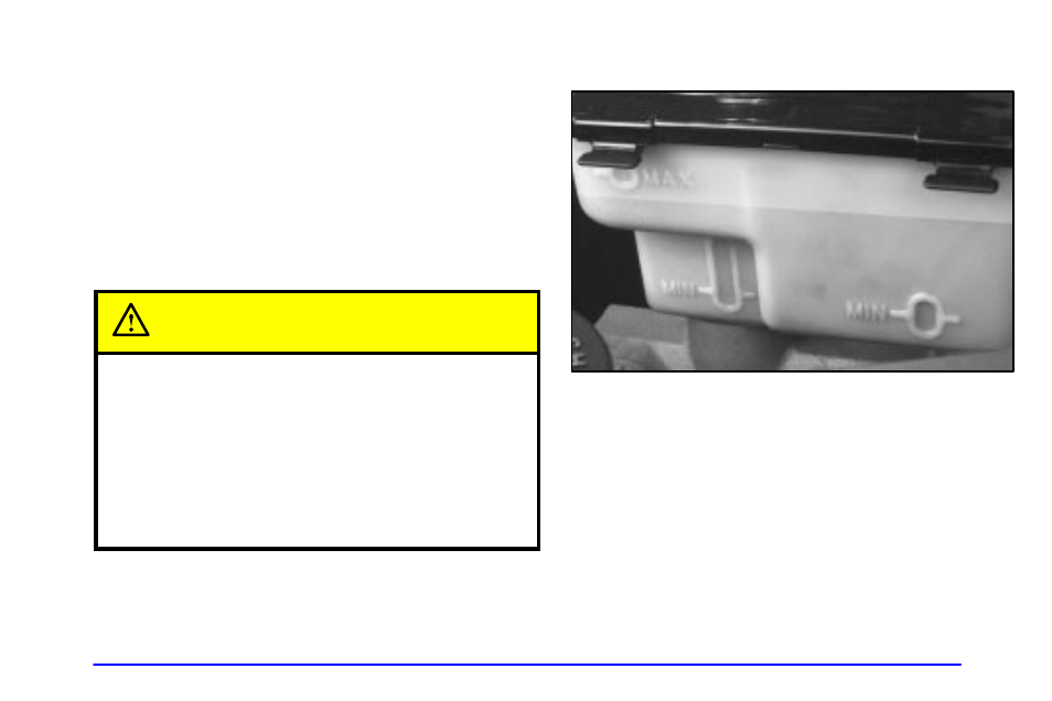 Checking brake fluid, Caution | GMC 2001 Savana User Manual | Page 298 / 412