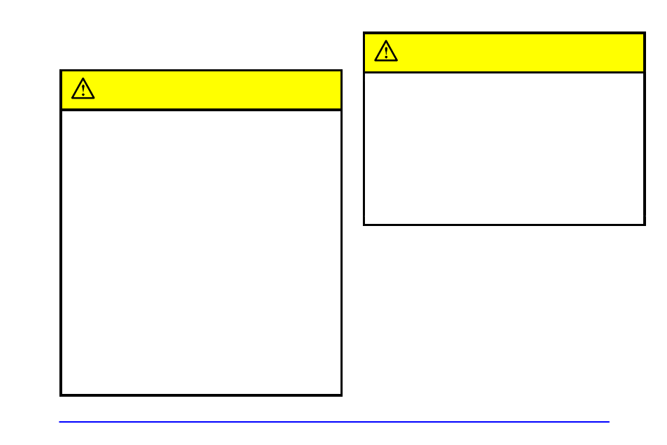 Caution | GMC 2001 Savana User Manual | Page 40 / 412