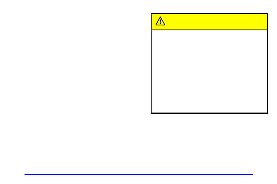 Caution | GMC 2001 Savana User Manual | Page 64 / 412