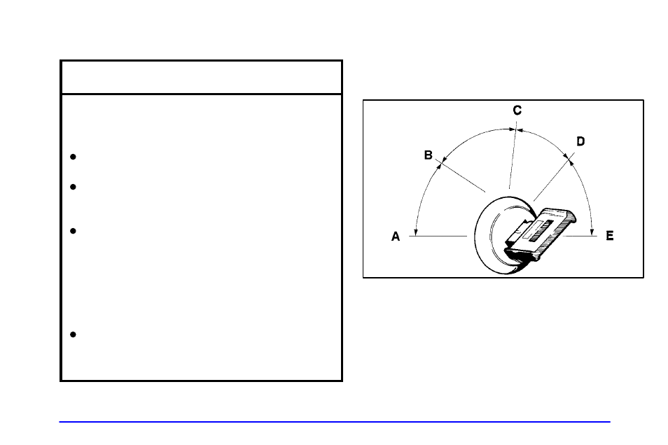 New vehicle break-in, Ignition positions, New vehicle “break | In” notice | GMC 2001 Savana User Manual | Page 96 / 412