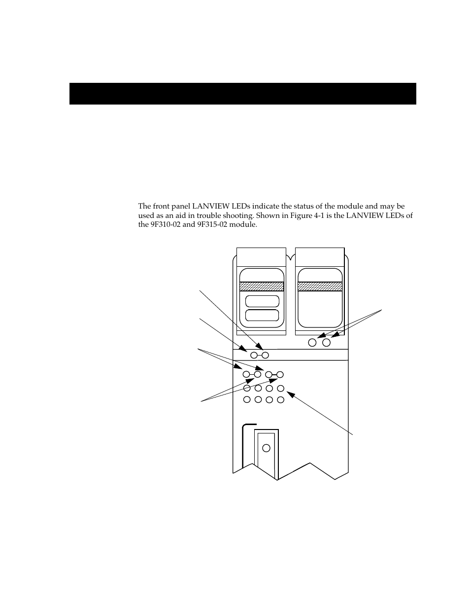 Lanview leds, Chapter 4 | Cabletron Systems 9F310-02 User Manual | Page 23 / 30