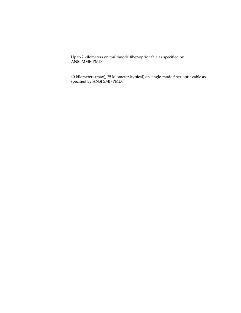 Link distance, Link distance -3 | Cabletron Systems 9F310-02 User Manual | Page 29 / 30