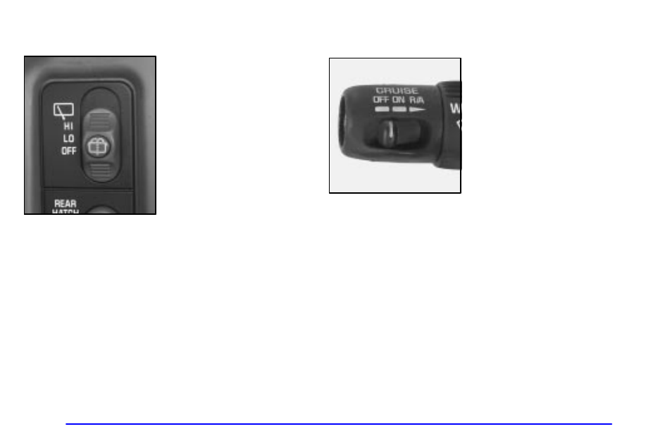 Rear window washer/wiper, Cruise control (if equipped) | GMC 2001 Envoy User Manual | Page 118 / 448