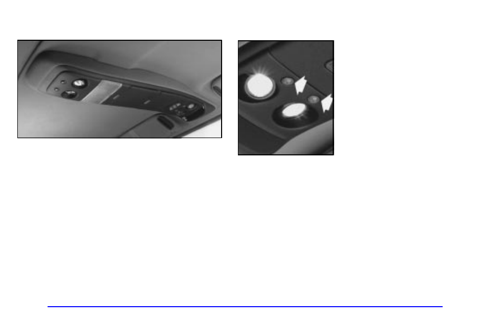 Overhead console (if equipped), Reading lamps | GMC 2001 Envoy User Manual | Page 130 / 448