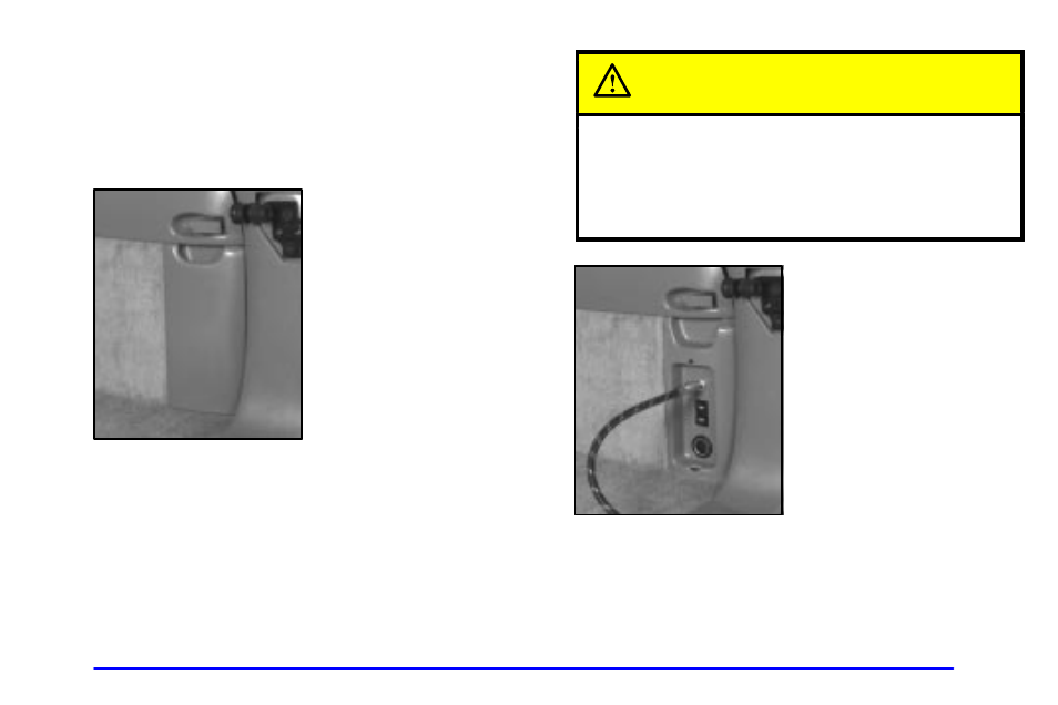 Accessory inflator (if equipped), Caution | GMC 2001 Envoy User Manual | Page 143 / 448