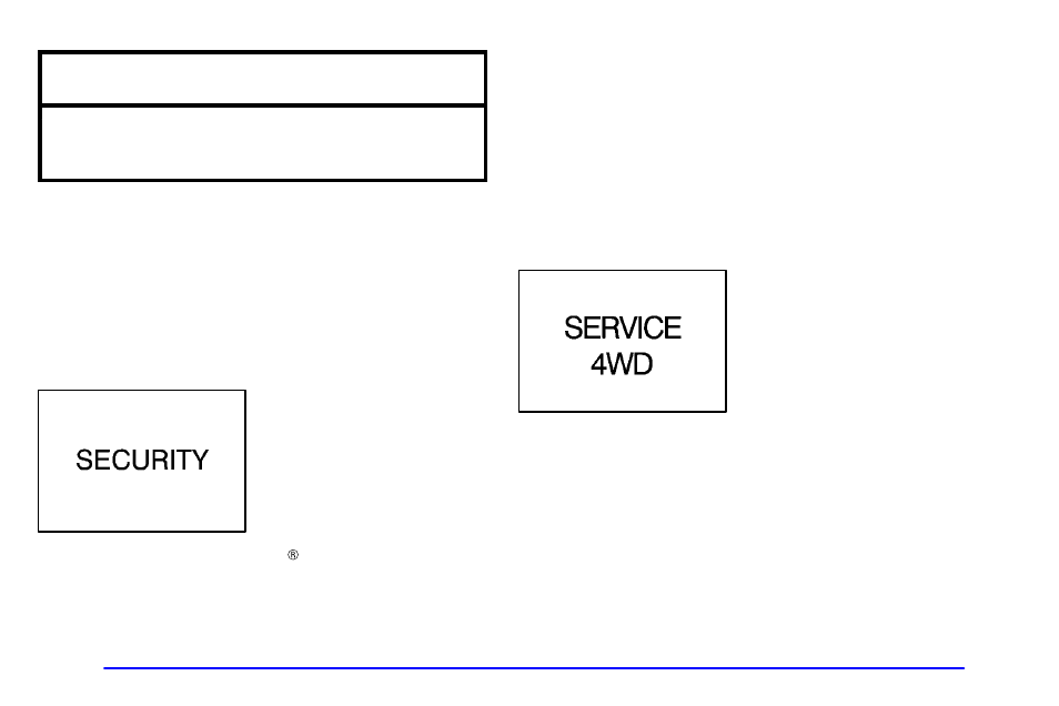 Security light, Notice | GMC 2001 Envoy User Manual | Page 166 / 448