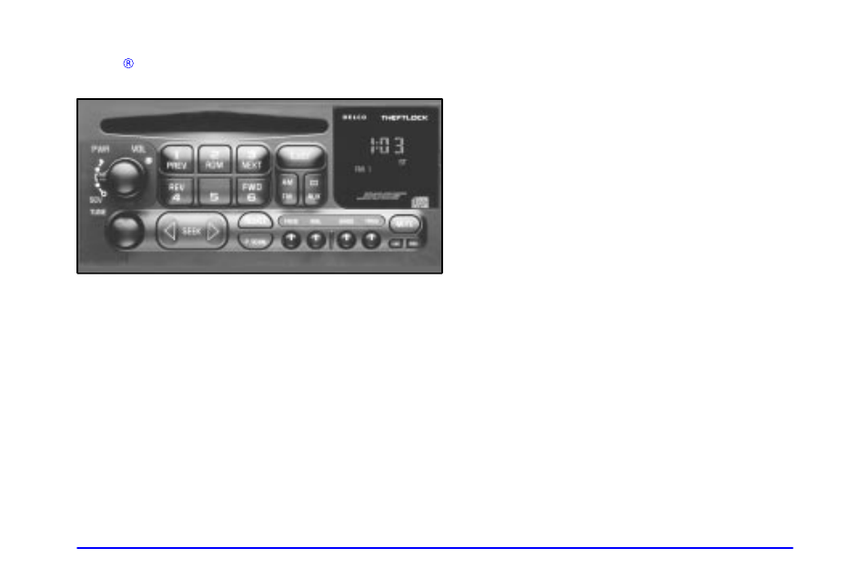 Playing the radio | GMC 2001 Envoy User Manual | Page 197 / 448