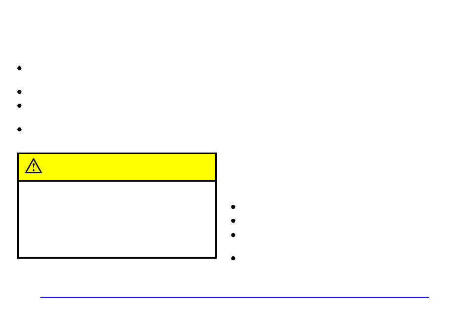 Scanning the terrain, Caution | GMC 2001 Envoy User Manual | Page 234 / 448