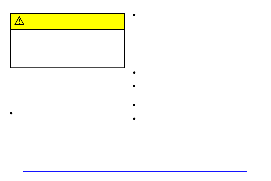 Caution | GMC 2001 Envoy User Manual | Page 240 / 448