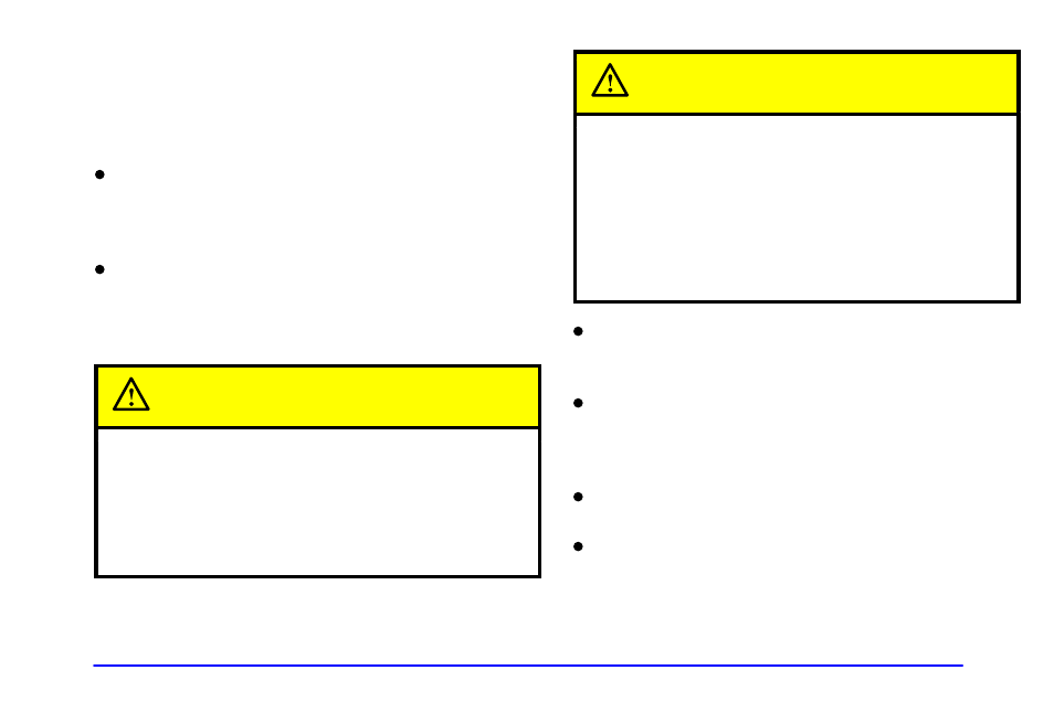 Caution | GMC 2001 Envoy User Manual | Page 253 / 448
