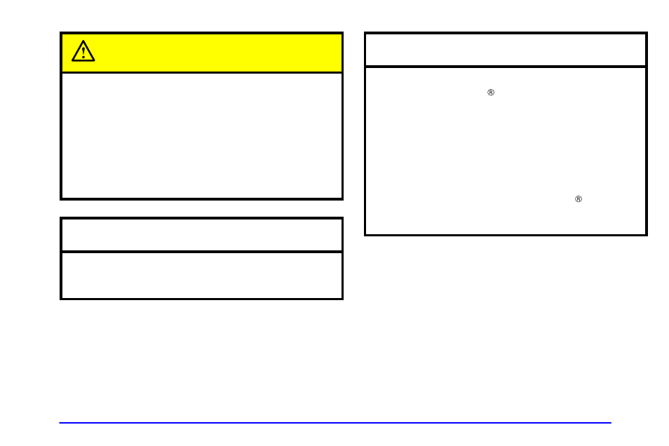Caution, Notice | GMC 2001 Envoy User Manual | Page 285 / 448
