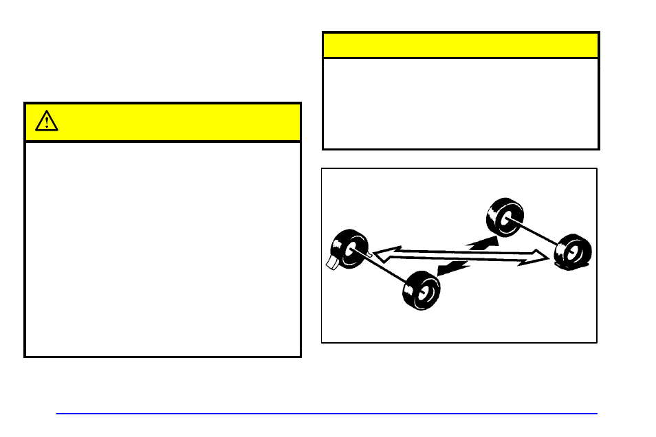 Changing a flat tire, Caution | GMC 2001 Envoy User Manual | Page 292 / 448