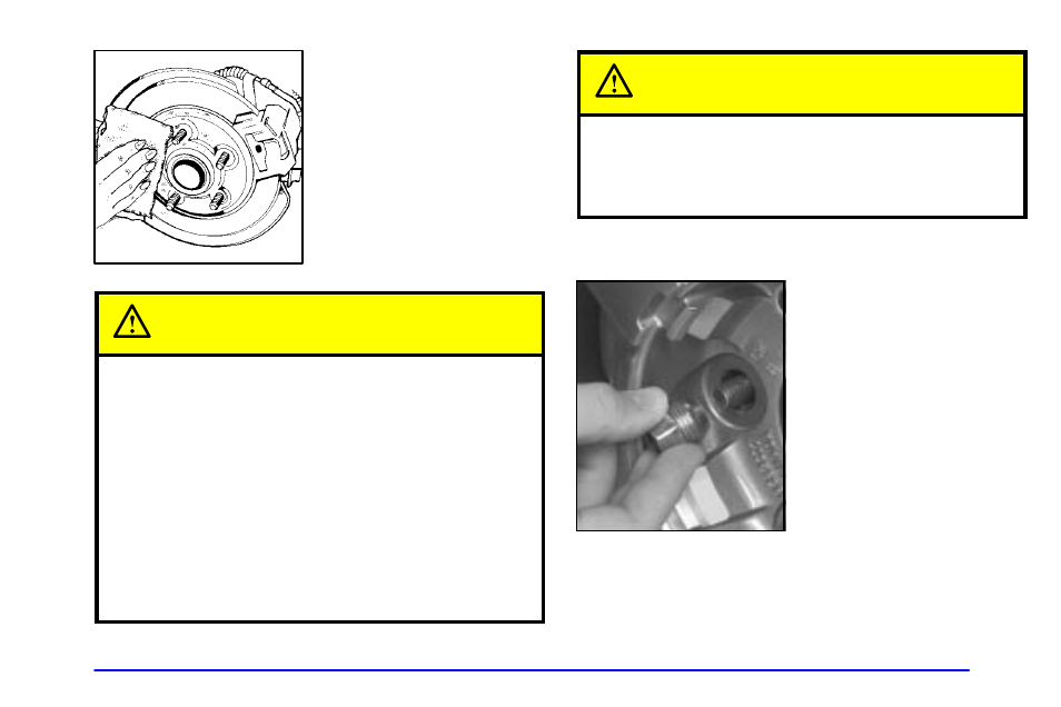 Caution | GMC 2001 Envoy User Manual | Page 299 / 448