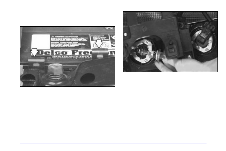 Two-piece composite headlamp system | GMC 2001 Envoy User Manual | Page 344 / 448