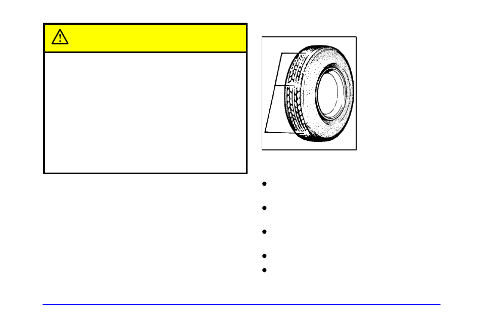 When it s time for new tires, Caution | GMC 2001 Envoy User Manual | Page 354 / 448