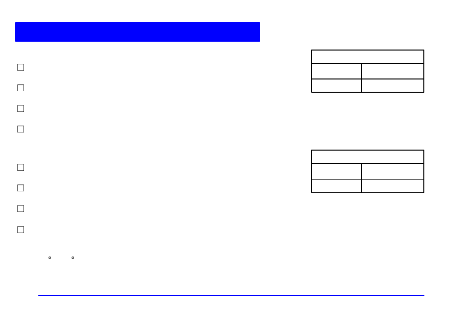Long trip/highway scheduled maintenance | GMC 2001 Envoy User Manual | Page 415 / 448