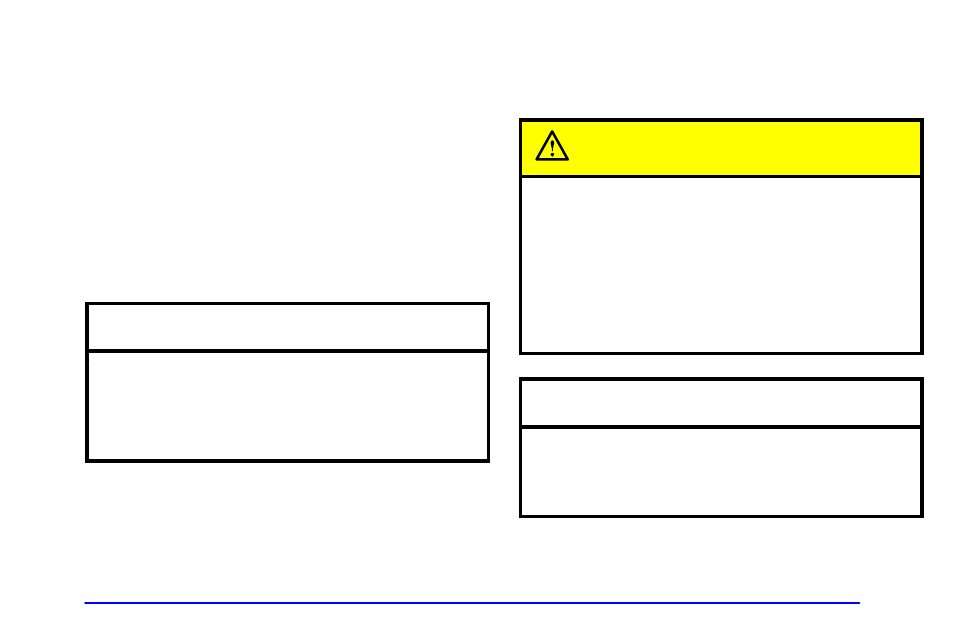 Notice, Caution | GMC 2001 Envoy User Manual | Page 95 / 448