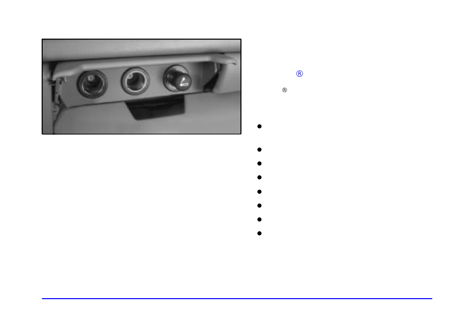 Accessory power outlets, Sun visors, Cellular telephone (if equipped) | Onstar, System (option) | GMC 2000 Sierra User Manual | Page 145 / 421