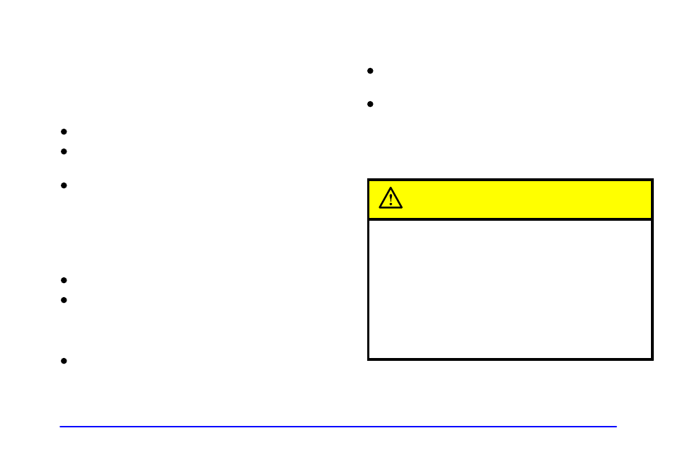 Caution | GMC 2000 Sierra User Manual | Page 43 / 421