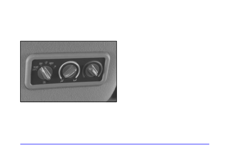 Rear air conditioning and rear heater | GMC 2000 Savana User Manual | Page 145 / 398