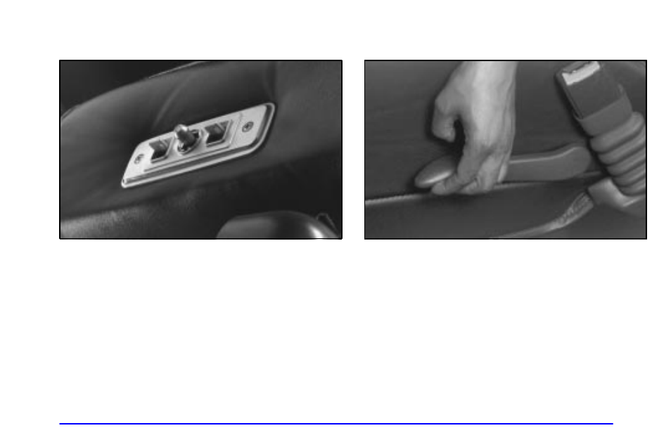 Power seat (option) reclining seatbacks | GMC 2000 Savana User Manual | Page 15 / 398