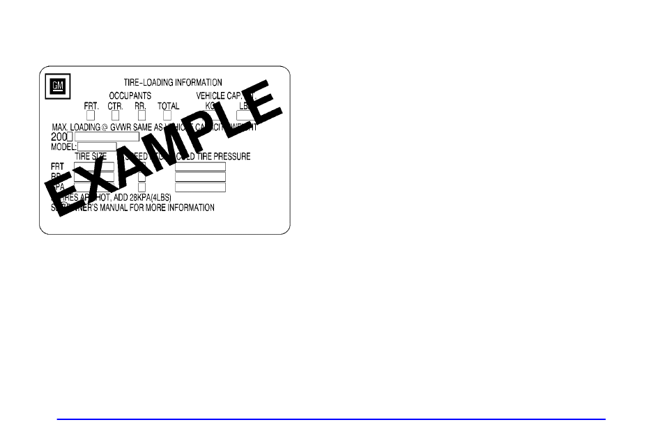 Loading your vehicle | GMC 2000 Savana User Manual | Page 202 / 398