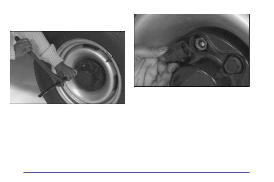 Removing the wheel covers and locking wheel nuts | GMC 2000 Savana User Manual | Page 242 / 398